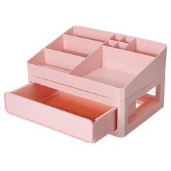 2/3 Layers Storage Box PP Table Tidy Desktop Organizer Drawer Case Makeup Display Holder