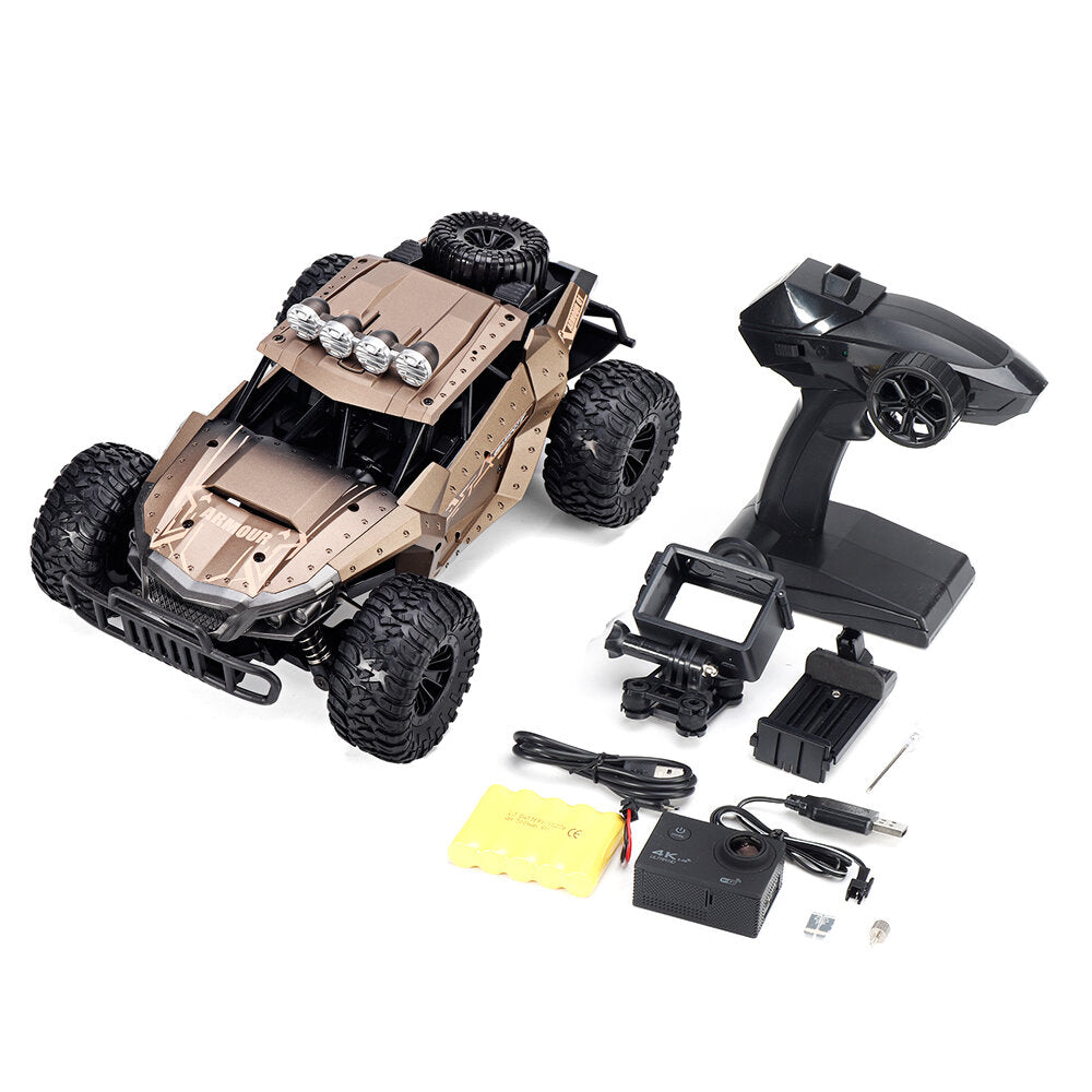 1/18 2.4G FPV RC Car RTR Full Proportional Control Vehicle Model With 4k Camera Two Battery