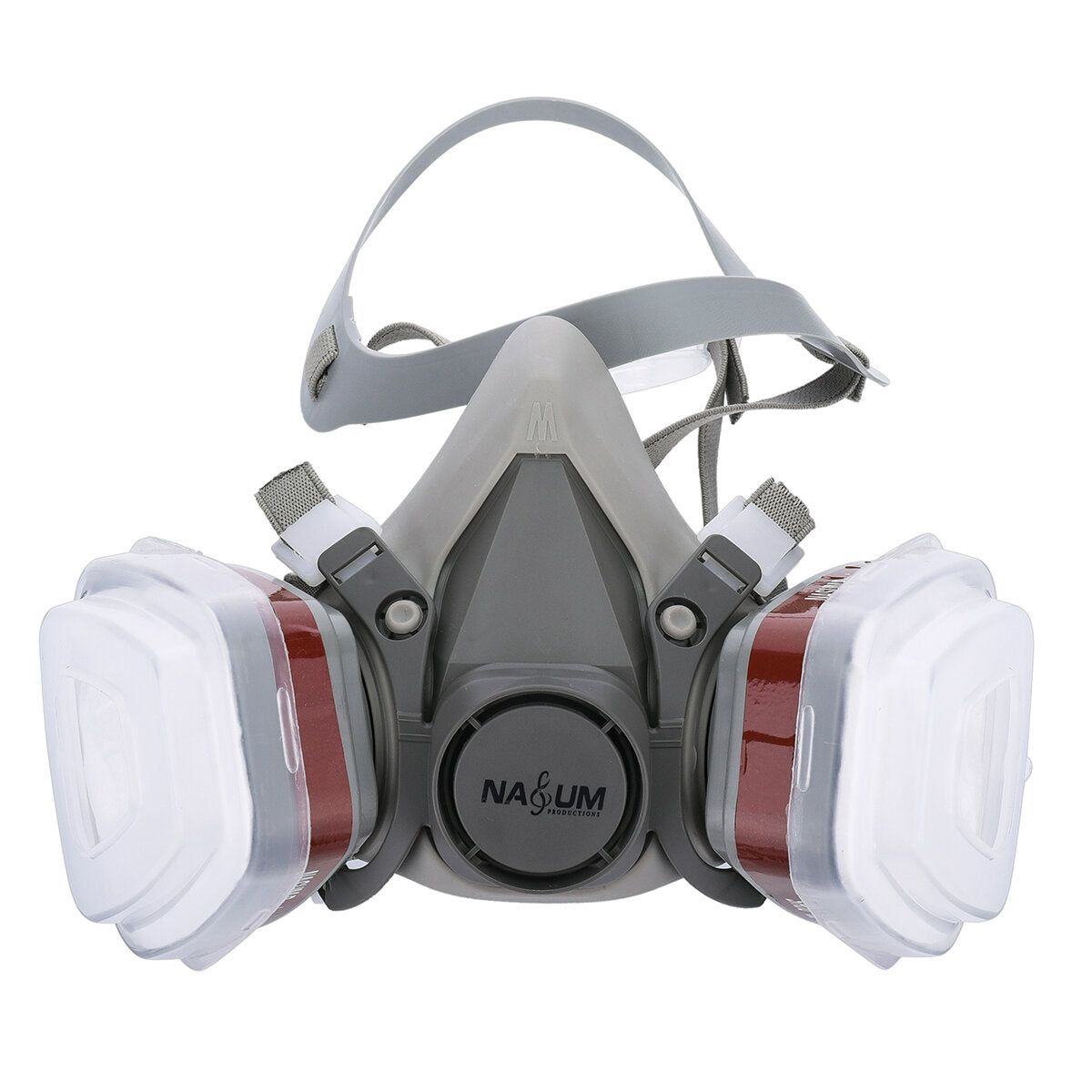 Gas Mask Half Mask NASUM for Painting Dust Chemicals Machine Polishing Welding Pesticides and Other Work Protection