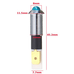 12V 10mm LED Dashboard Dash Warning Indicator Signal Light Lamp