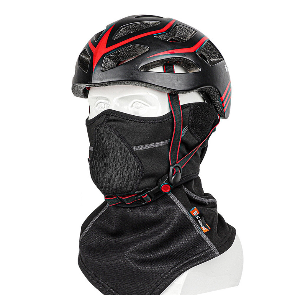 Winter Sport Face Cover Fleece Headscarf Neck Warmer Multi-function Ski Motorcycle Running Cycling Head Hat Protector