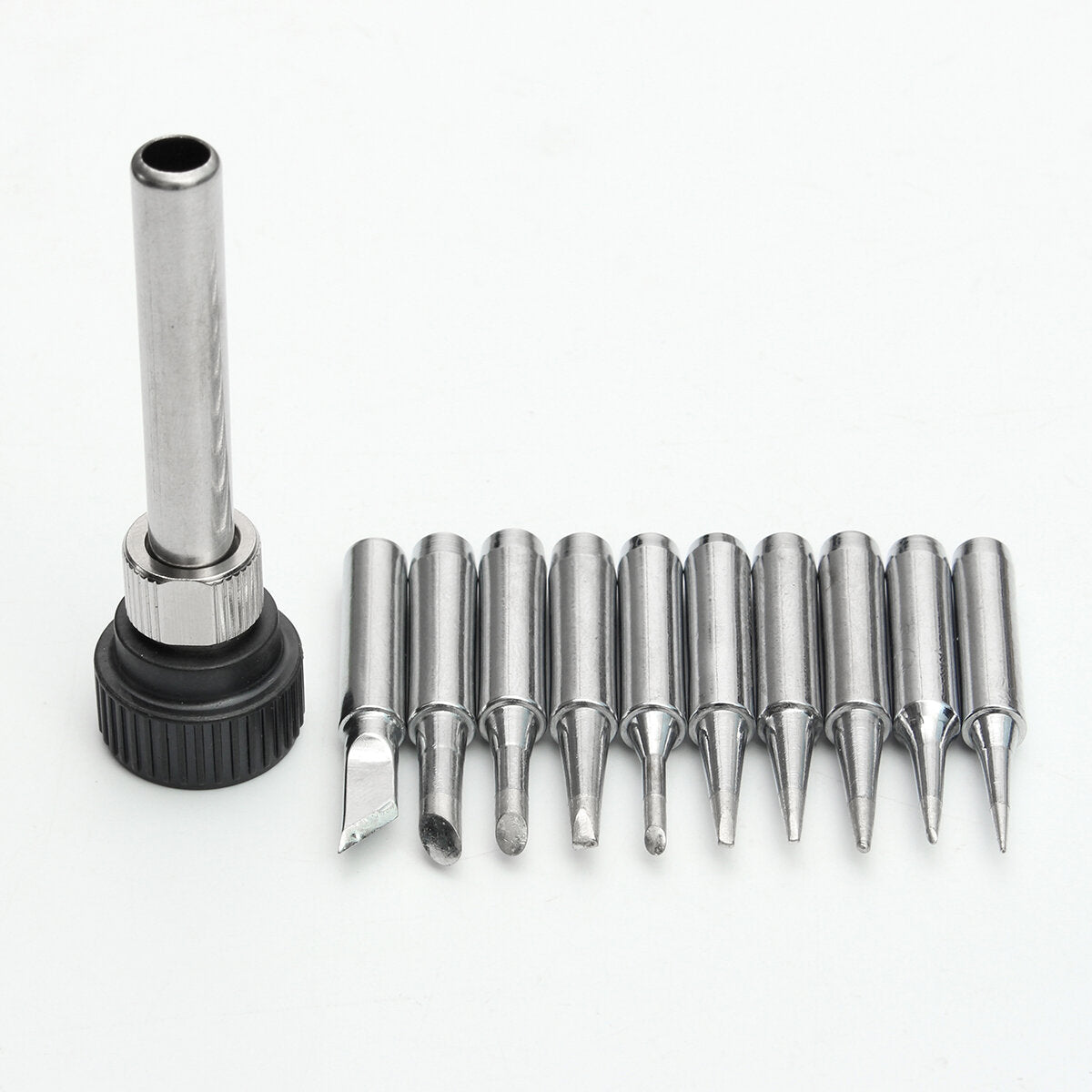 11pc 900M-T Soldering Iron Tips for 936 SAIKE ATTEN AOYUE KADA YIHUA Soldering Station