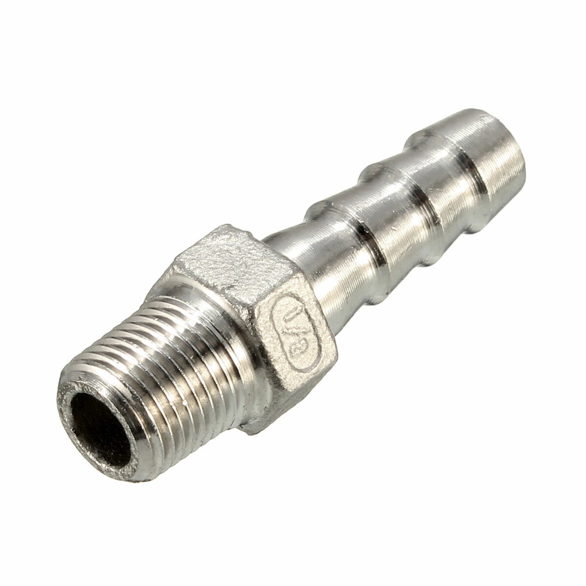 1/8 Inch Stainless Steel Hose Tails Barb Connector BSPT Thread Pipe Adapter