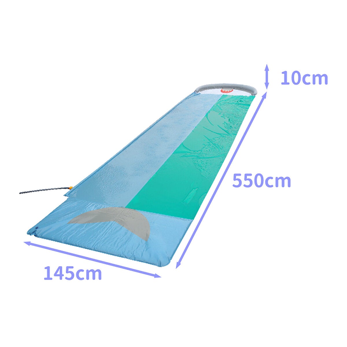 Summer watermelon/Shark Double Slipway Swiming Pool Play Mat