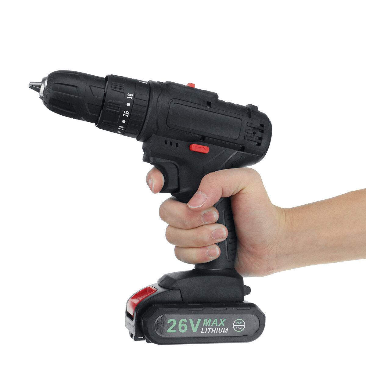 48V 1500W Impact Electric Drill 28N.m Max Torque LED Light Screwdriver Power