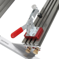 Adjustable Spline Jig for Table Saw & Router - Aluminum, 1/2"-16" Size, 4 Flip Stops