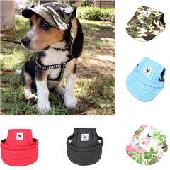 Summer Pet Dog Cute Print Cap Baseball Hat Small Dog Outdoor Hat Baseball Cap Pet Grooming Dog Hat Pets Accessories For Dogs Cats