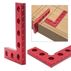 100mm 90 Degree Carpenter Square L Square Right Angle Ruler Aluminum Pocket Ruler Woodworking Measuring Tool