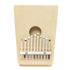 10 Tone Red/Natural Color Portable Wood Kalimba Thumb Piano Finger Percussion