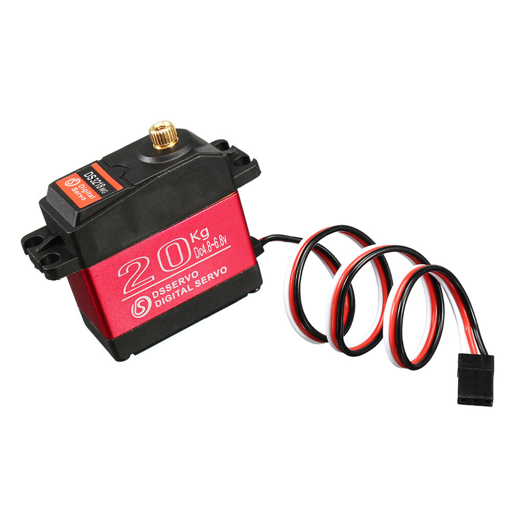 Waterproof 20KG High Speed Metal Gear 180/270 Digital Servo For 1/8 1/10 1/12 Scale RC Cars