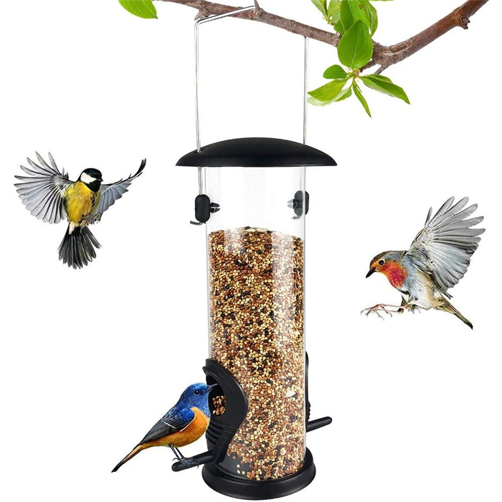 Hanging Wild Bird Seed Feeder Bird Feeding Tool Garden Paddock Outdoor Decoration Pet Supplies Bird Tableware Bird Feeder