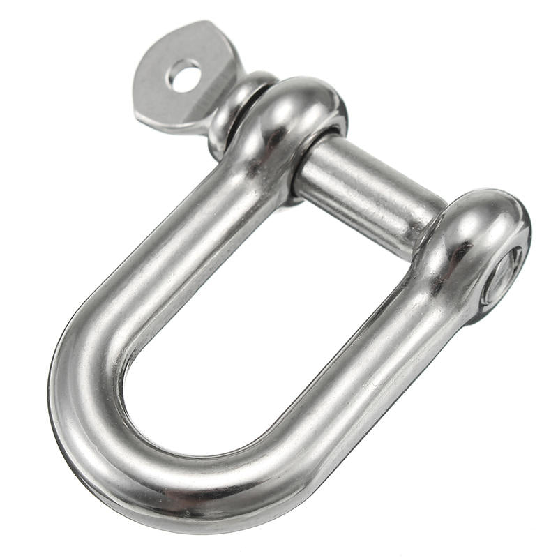 M4 M5 M6 D Shackle with Screw Pin 304 Stainless Steel U Shape Bracelet Shackle