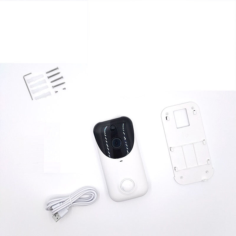 1080P 2MP WiFi Wireless Video Doorbell Camera IP65 Waterproof Security Surveillance with Infrared Night Vision Intelligent