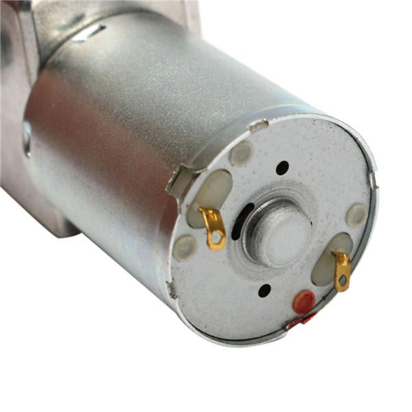 DC 12V 100rpm Worm Gear Reduction Motor Metal Gear Box High Torque Motor