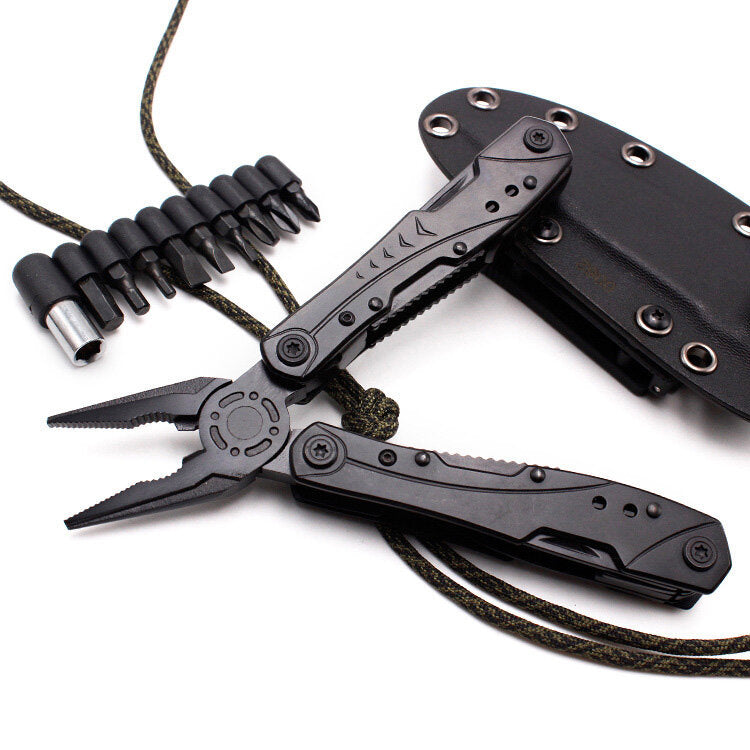 Folding Pliers Multi-function Tactical EDC Cutter Opener Knife Screwdrivers Outdoor Camping Climbing