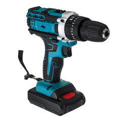 48VF Cordless Impact Electric Screwdriver Drill 25+3 Gear Forward/Reverse Switch Power Screw Driver