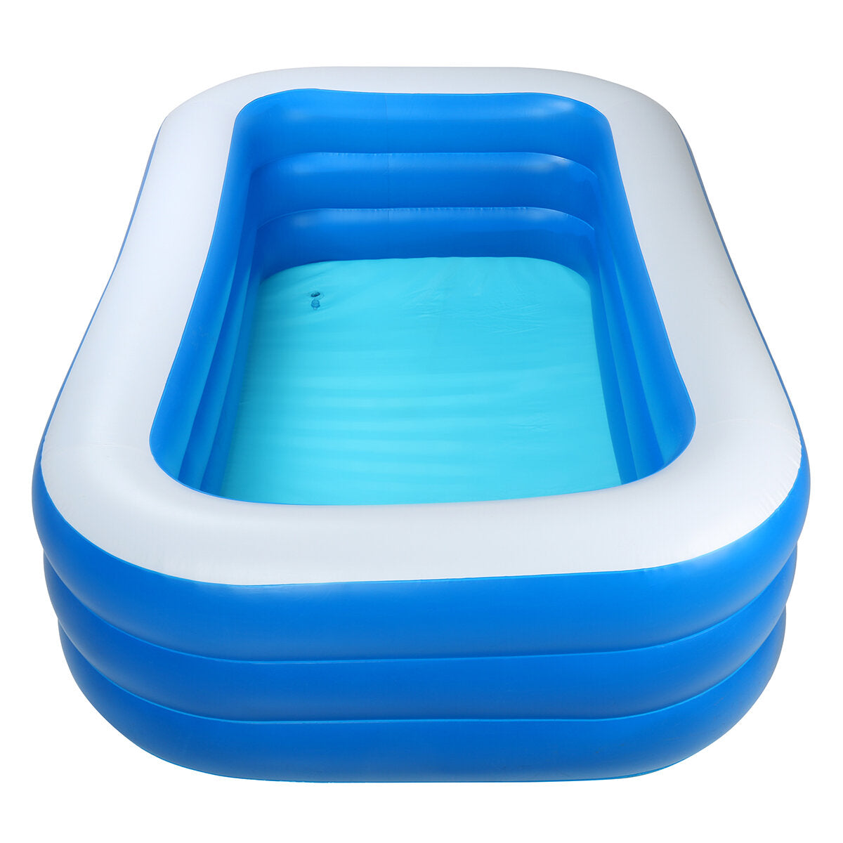 1.8/2.1/2.6M Three Layer Inflatable Family Swimming Pool Summer Large Thickened Lounge Pool for Toddlers Kids Adults Oversized Kiddie Pool Outdoor Blow Up Pool for Backyard Garden