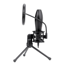 USB Condenser Recording Microphone Omnidirectional Studio Vocals Voice Mic with Tripod for Computer