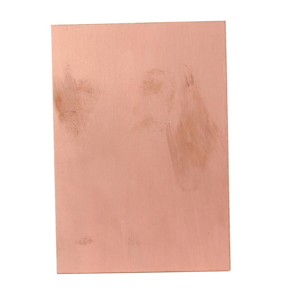 One Side Copper Clad 70x100x1.5mm Single PCB Board Glass Fiber