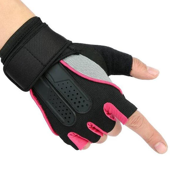 1 Pair Anti-slip Half Fingers Gloves Outdoor Fitness Sports Exercise Training Gym Gloves