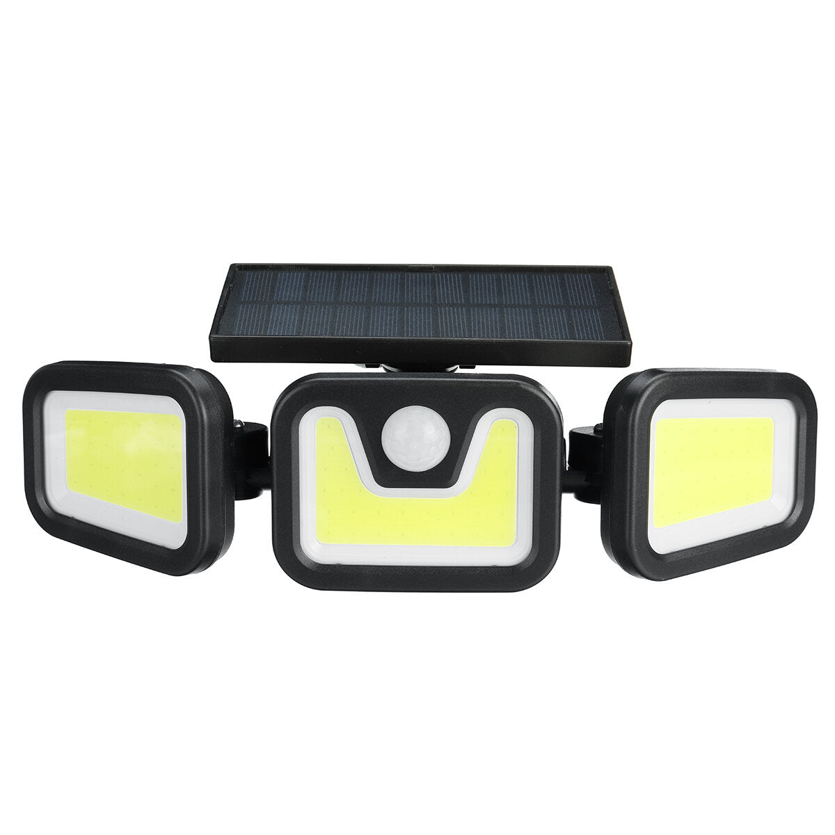 100COB 3 Rotatable Heads LED Solar Light Motion IP65 Waterproof Super Bright Garden Light