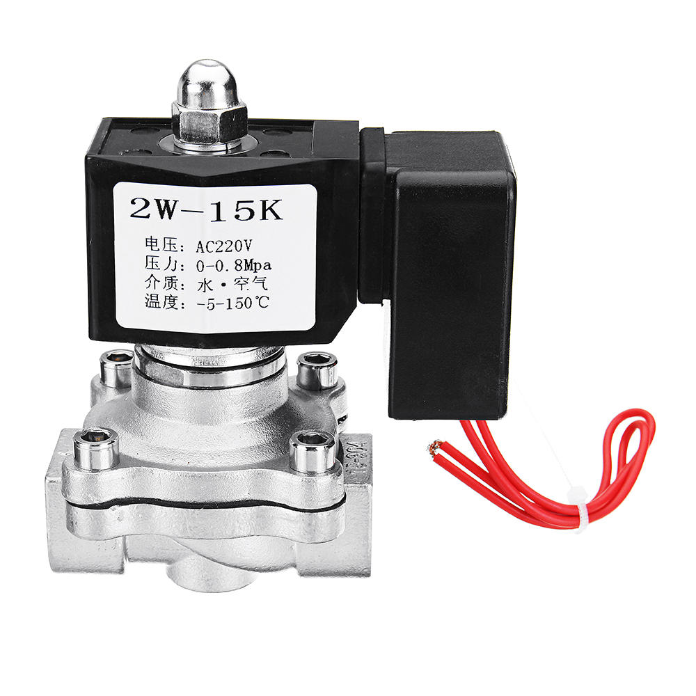 1/2" AC220V Normally Closed Stainless Steel Energy Saving Electric Solenoid Valve Direct Motion