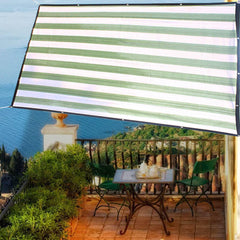 2x3m 100GSM HDPE Rectangle Sun Shade Sail Anti-UV Outdoor Patio Garden Tent Sunshade Net With 5m Rope