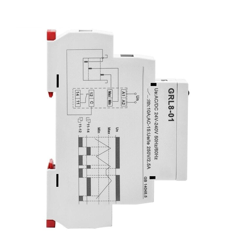 Water Level Controller 2 Level Mode Relay Liquid Monitoring Relay,AC/DC 24-240V