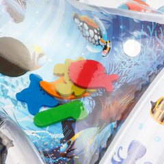 PVC Air Inflatable Swimming Air Mattress Water Cushion Baby Kids Infant Toddlers Tummy Water Play Fun Toys Ice Mat Pad