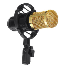 Bakeey Basic Condenser Microphone BM-800 Cardioid Studio Recording Microphone with Shock Mount XLR Cable