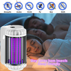 Cordless 3000V Electric Mosquito Zapper Lamp with Rechargeable Battery