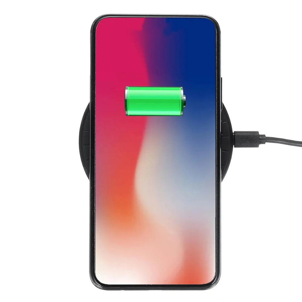 10W Wireless QI Fast Charger Stand for Samsung Galaxy Note 9 S8 S9 S10 iPhone X XS MAX 8 Plus