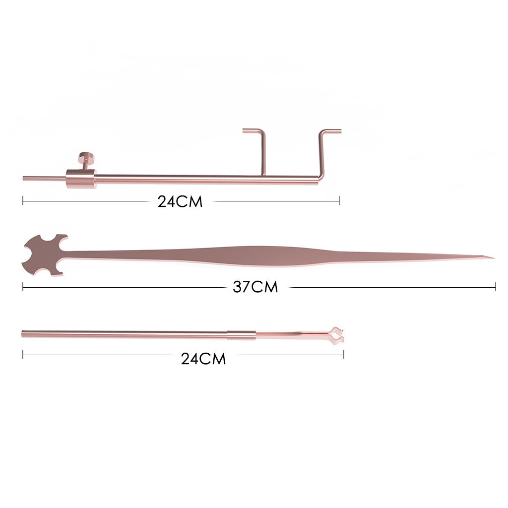 Cello Sound Post Tools Set Stainless Steel Soundpost Setters Soundpost Retrievers Soundpost Gauges DIY Cello Tools