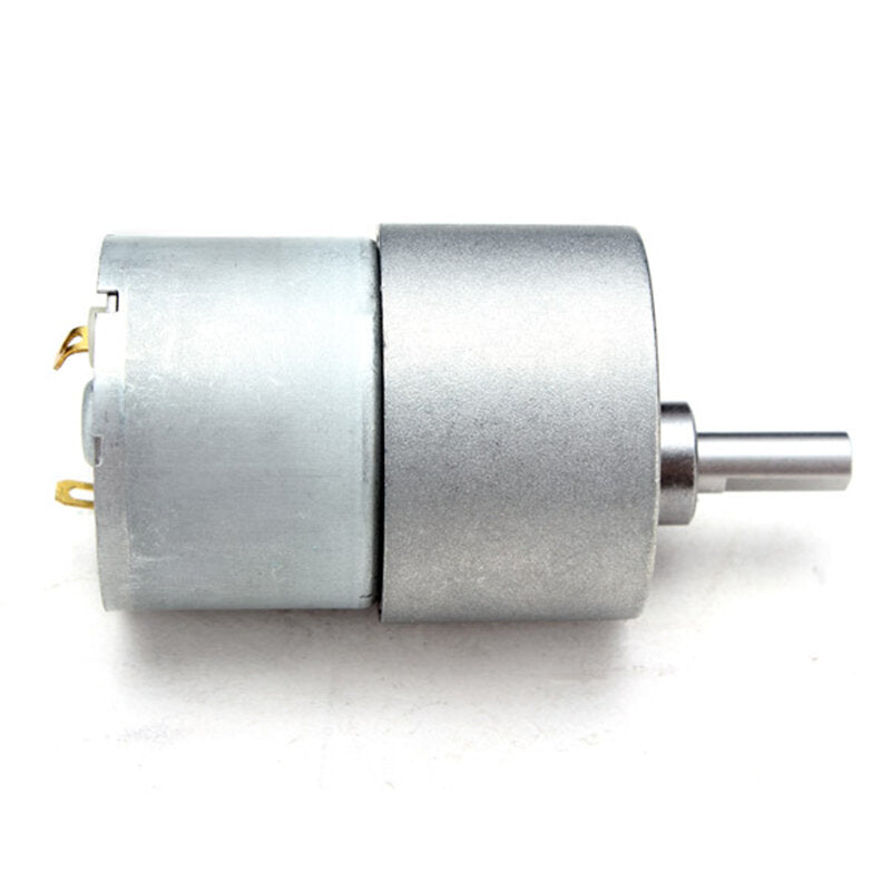 4Pcs 12V 130RPM DC Metal Gear Reducer Motor GM37-3525 High Torque DC Gear Motor