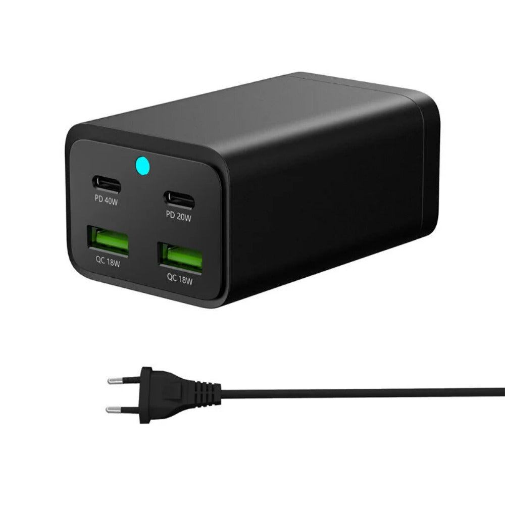 100W GaN 4-Port USB PD Charger, Fast Charging Station for iPhone, Hui, Xiaomi, MacBook