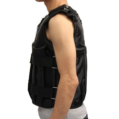 20kg Loading Weighted Vest Adjustable Exercise Training Fitness Jacket Gym Boxing Waistcoat