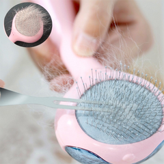 Pet Dog Cat Hair Removal Brush Space Cat Stainless Steel Dog Comb Grooming Tools Hair Shedding Trimmer Comb for Dogs Cats