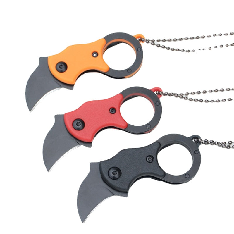 Folding  Knife EDC knife Key pendant Blade Pocket Knife Nylon/Carbon Fiber Handle Tactical Camping Outdoor Knife EDC Tools
