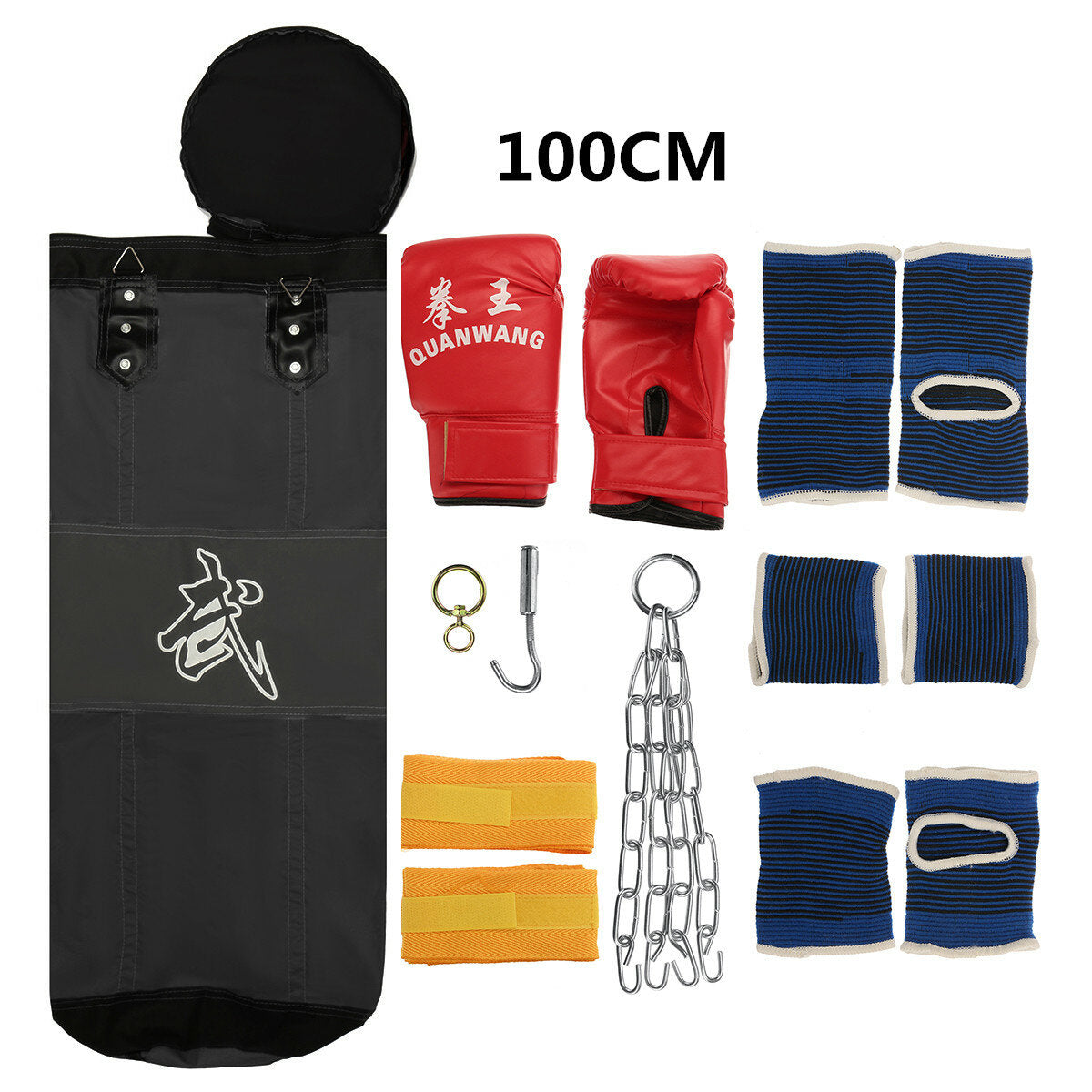 9 in 1 Double Support Hanging Boxing Sandbags Sparring Training Sandbags Oxford Cloth Household Men And Women