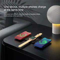 Fast Wireless Charger Pad for iPhone 15, Samsung S23, Hui Mate60, AirPods, Watch