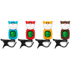 Cartoon Big Facee Cat Tuner 12 Equal Temperament Guitar Bass Ukelele Violin Tuner