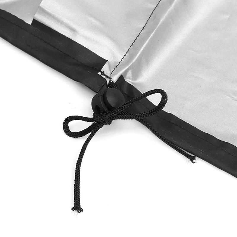 Black Waterproof BBQ Cover Outdoor Rain UV Proof Canopy Dust Protector BBQ Mat Accessories