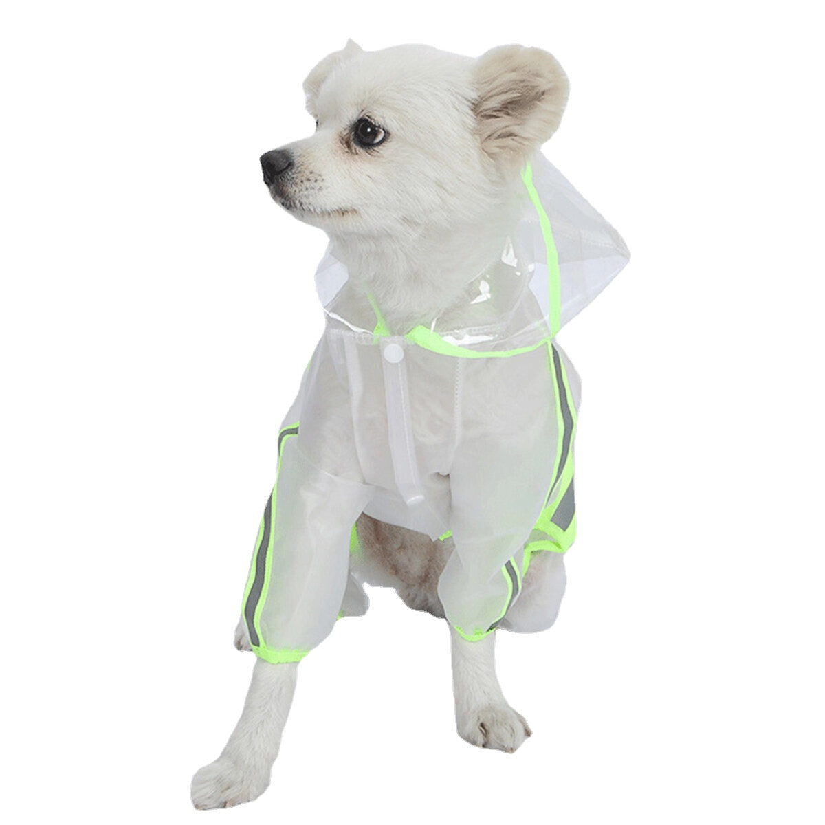 Pets Dog Clothes Hooded Raincoats Reflective Strip Dogs Rain Coat Waterproof Jackets Outdoor Breathable Clothes For Puppies