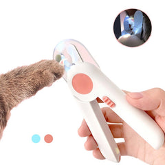 Pet Professional Dog Nail Clippers With LED Light Anti-spatter Painless Pet Nail Clipper Paw Nails For Dog & Cat Grooming