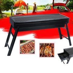 Foldable BBQ Grill Charcoal Barbecue Camping Picnic Grill Stove