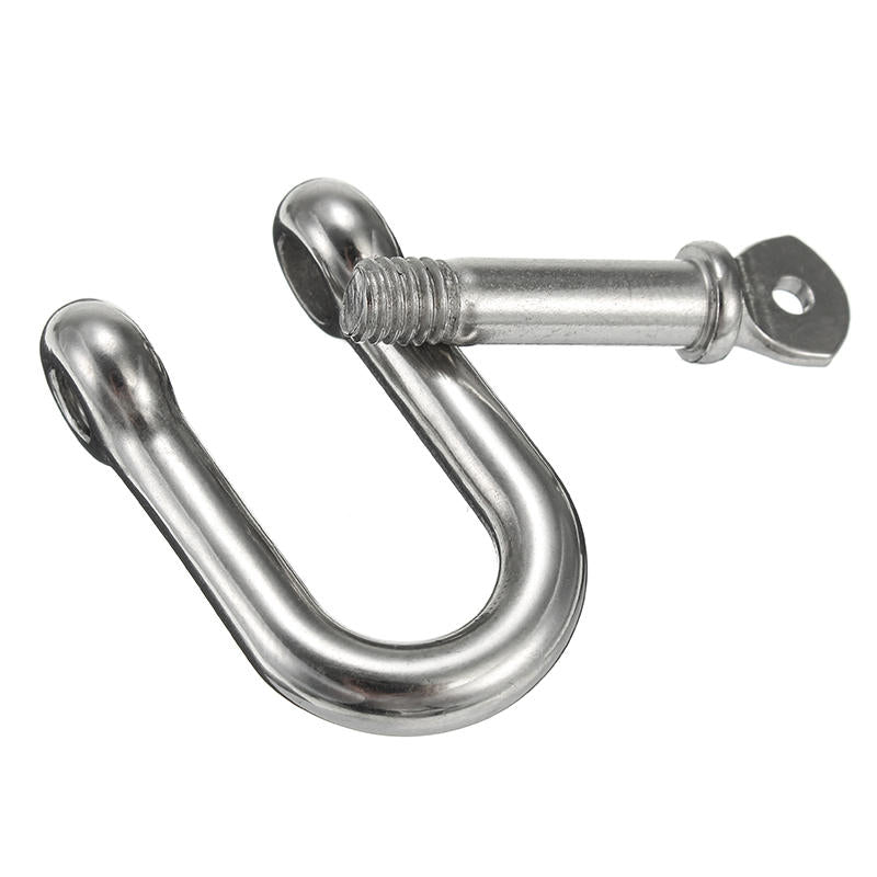 M4 M5 M6 D Shackle with Screw Pin 304 Stainless Steel U Shape Bracelet Shackle