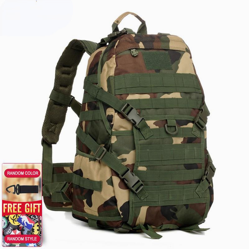 Men Outdoor Military Army Tactical Backpack Trekking Sport Travel Rucksacks Camping Hiking Hunting Camouflage Knapsack