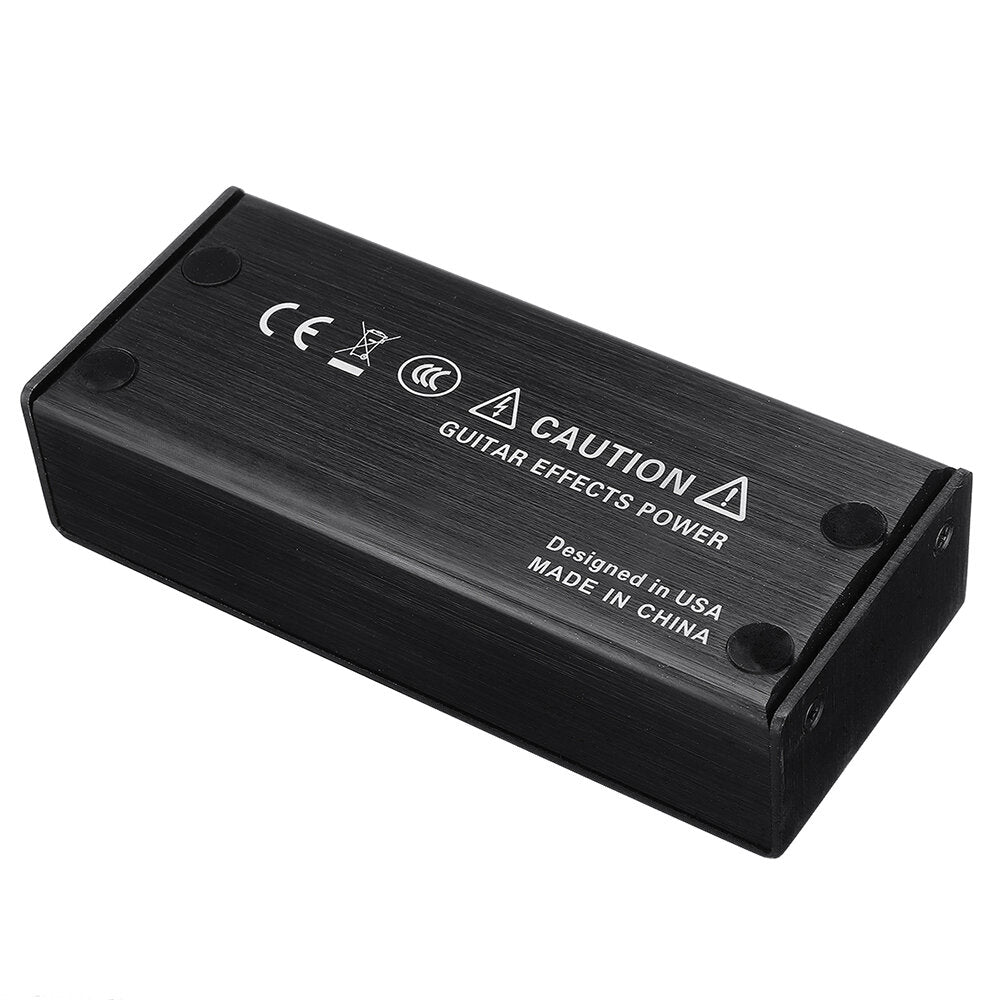 Compact Size Guitar Effects Power Supply Adapter Noise Reduction Isolated DC Outputs for 9V/ 12V/ 18V Guitar Effects