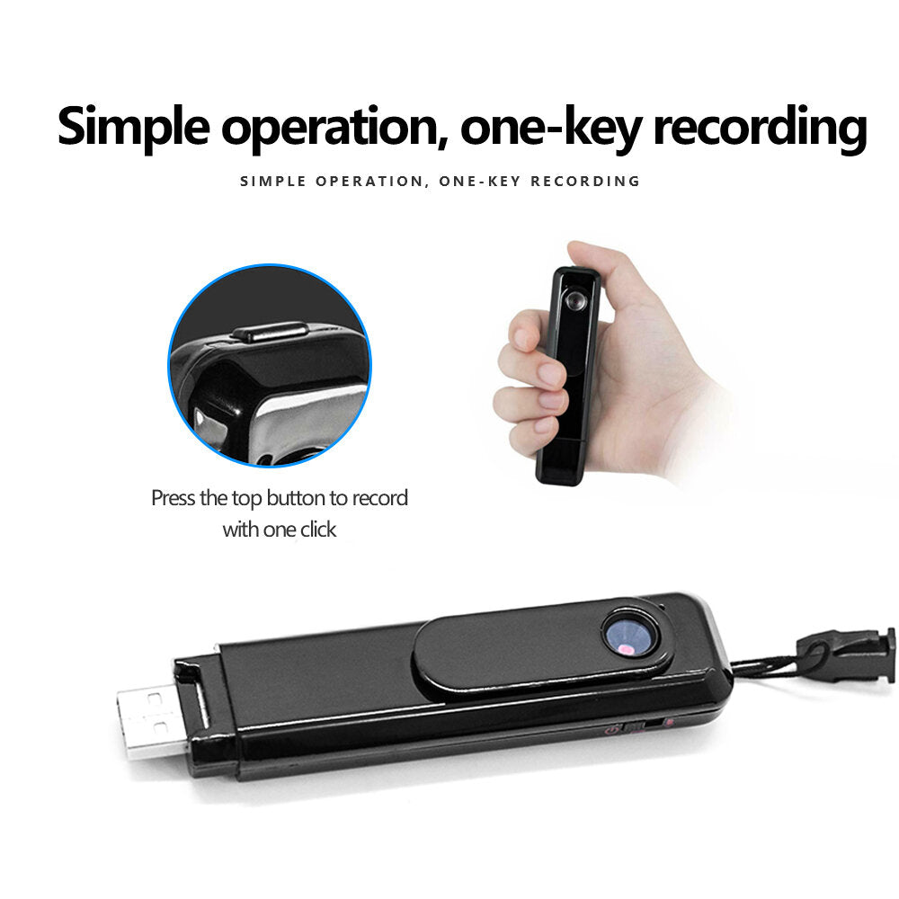 Mini Back Clip Camera HD 1080P Clip On Body Camera Mini Pocket Video and Audio Recorder 32GB SD card and Inks included Wonderful Gadgets for Business and Conference