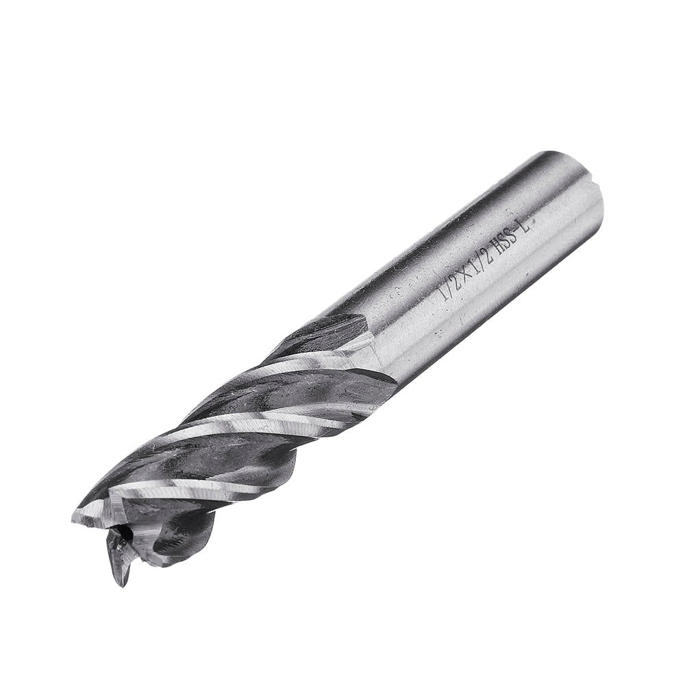 1/16 1/4 1/2 Inch Imperial High Speed Steel Milling Cutter CNC Bit Spiral End Mill